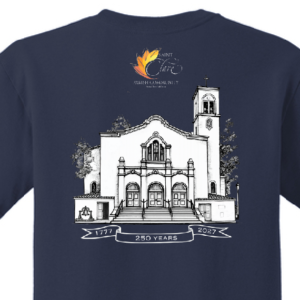 250th Blue T-shirt