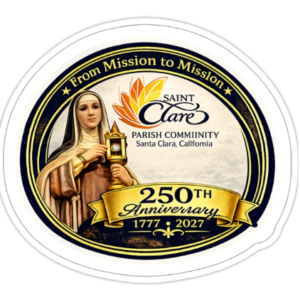 Saint Clare Image 250th Commemorative Sticker