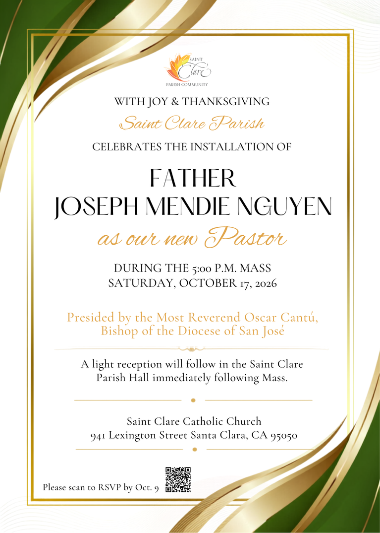 Father Mendie’s Installation Mass and Reception